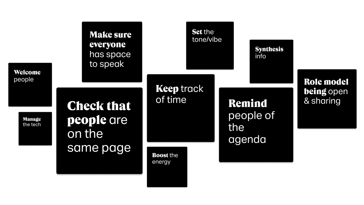 role of a host facilitator guide to hosting meetings visual wetransfer mischief makers